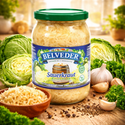 Belveder Sauerkraut 900 g — authentic pantry from Poland | Hamilton Euromarket