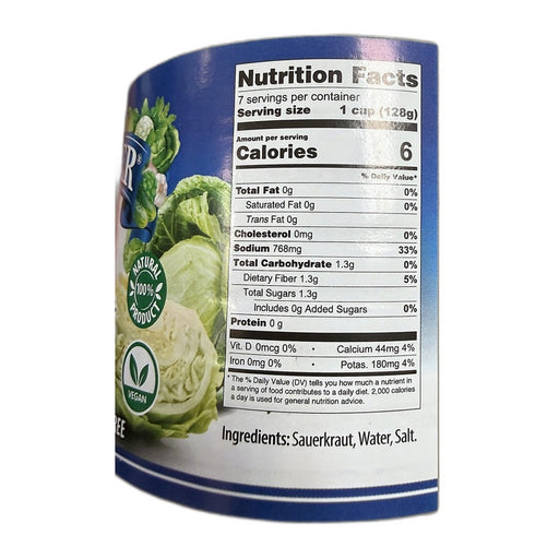 Belveder Sauerkraut (Kapusta Kiszona / Kiseli Kupus), Polish 900g (2lb) | HE gallery 673538061609 #2