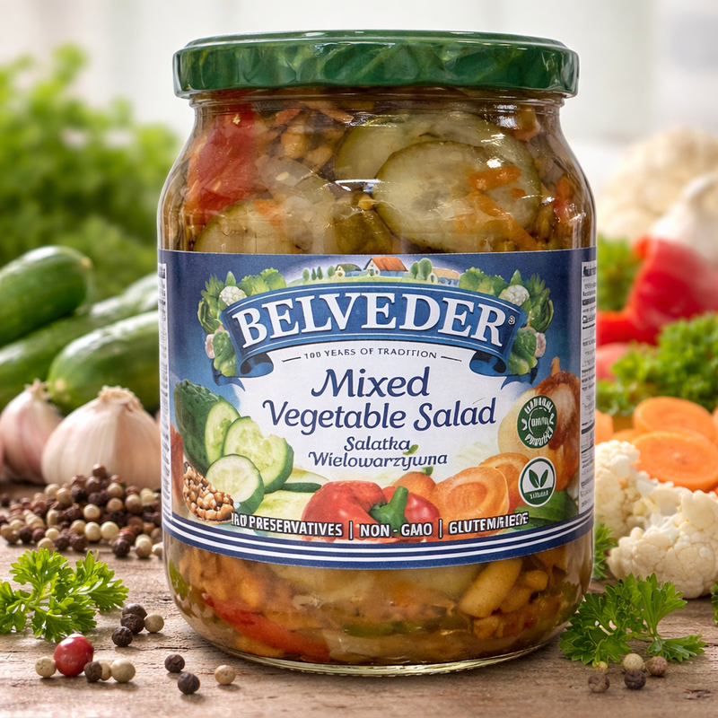 Belveder Mixed Vegetable Salad 900 g