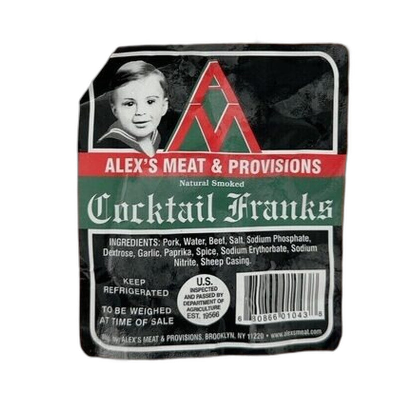 Alex's Meat Natural Smoked Veal Franks | Hamilton Euromarket