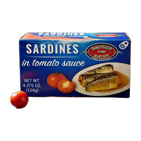 Brother & Sister Sardines in Tomato Sauce 125g (4.4oz)