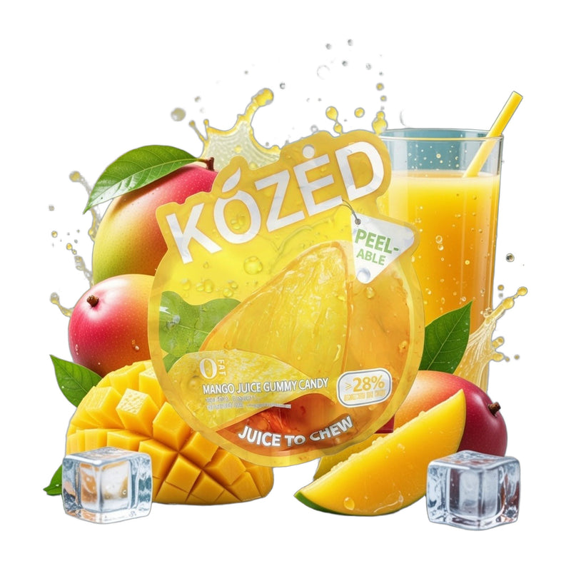 Kozed Mango Juice Peelable Gummy Candy 75 g | Hamilton Euromarket