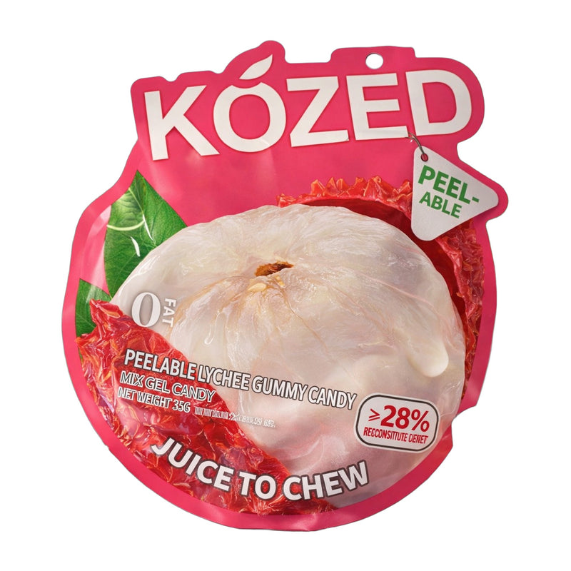 Kozed Peelable Gummy Candy Lychee 75 g | Hamilton Euromarket