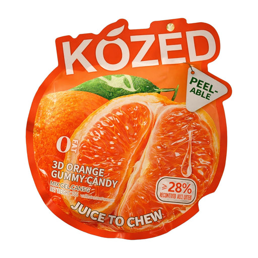 Kozed Peelable Gummy Candy Orange 75 g | Hamilton Euromarket