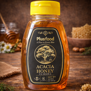 PlusFood Acacia Honey 454 g — authentic pantry from Turkey | Hamilton Euromarket