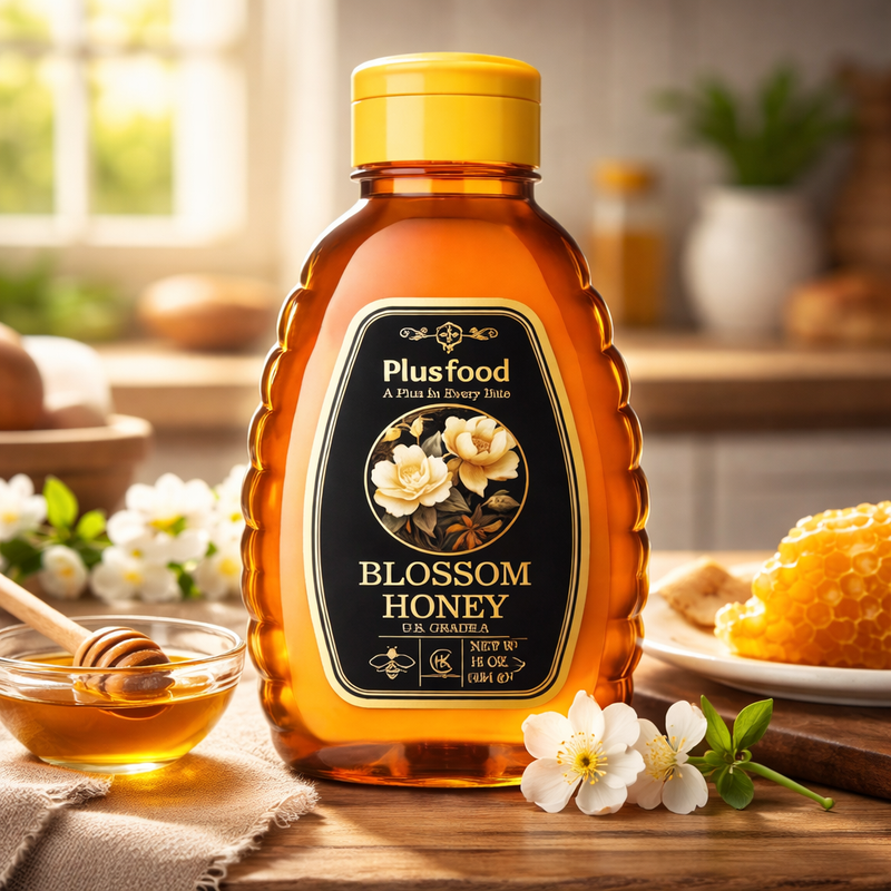 Plus Food Mountain Blossom Honey 454 g