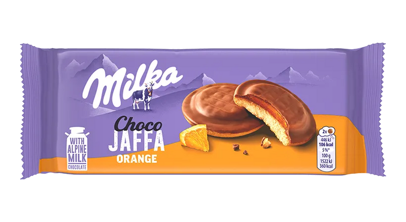 Milka Choco Jaffa Orange Jelly Biscuits 147g (5.2oz)