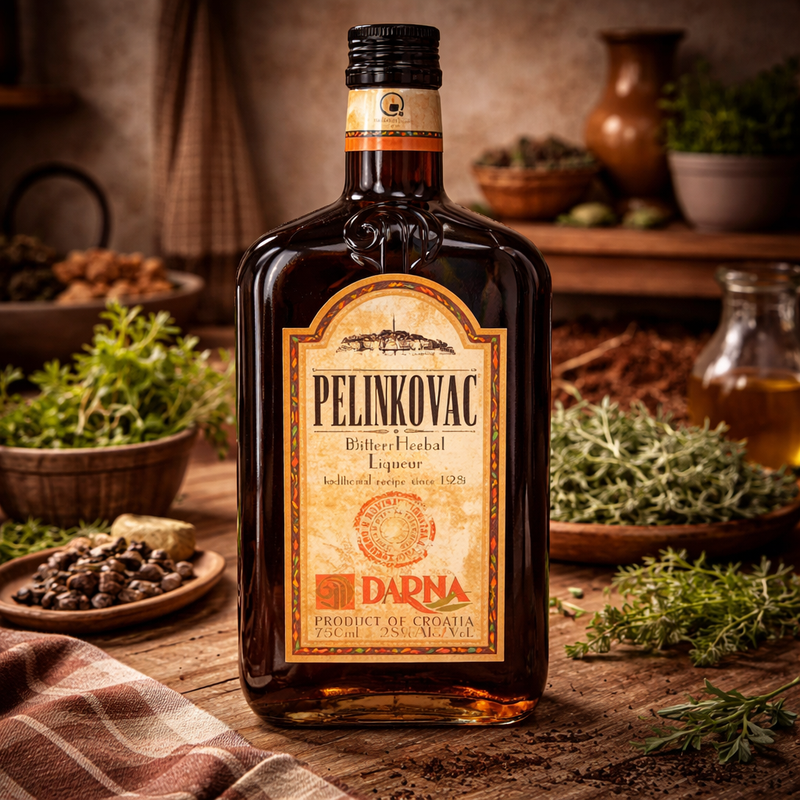 Darna Pelinkovac Bitter Herbal Liqueur 750 mL