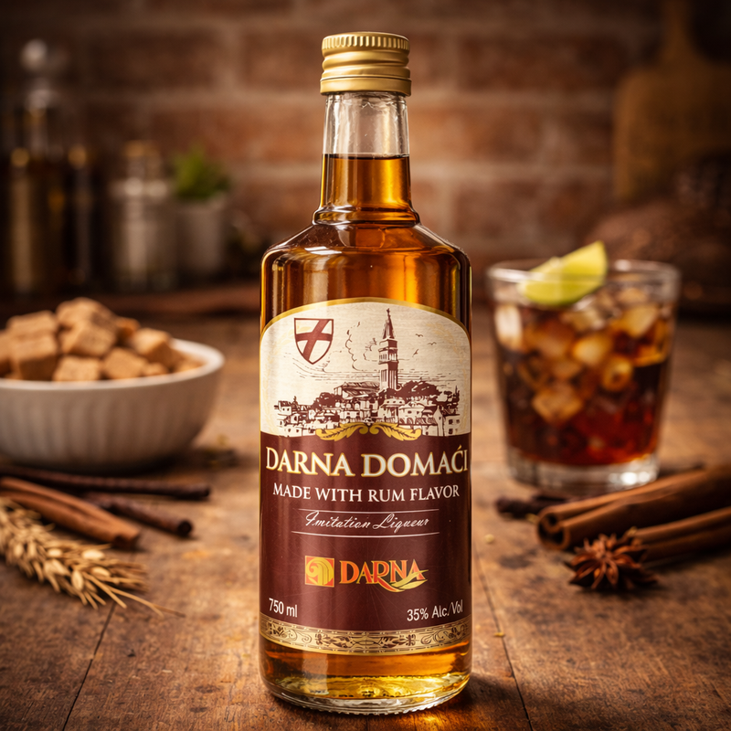 Darna Domaći Rum Flavor Liqueur 750 mL