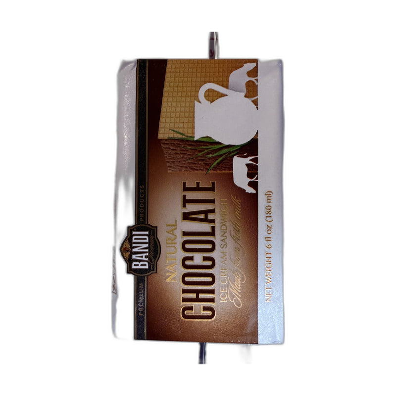 Bandi Premium Natural Products Chocolate Ice Cream Sandwich 6 fl oz (180 ml) | Hamilton Euromarket