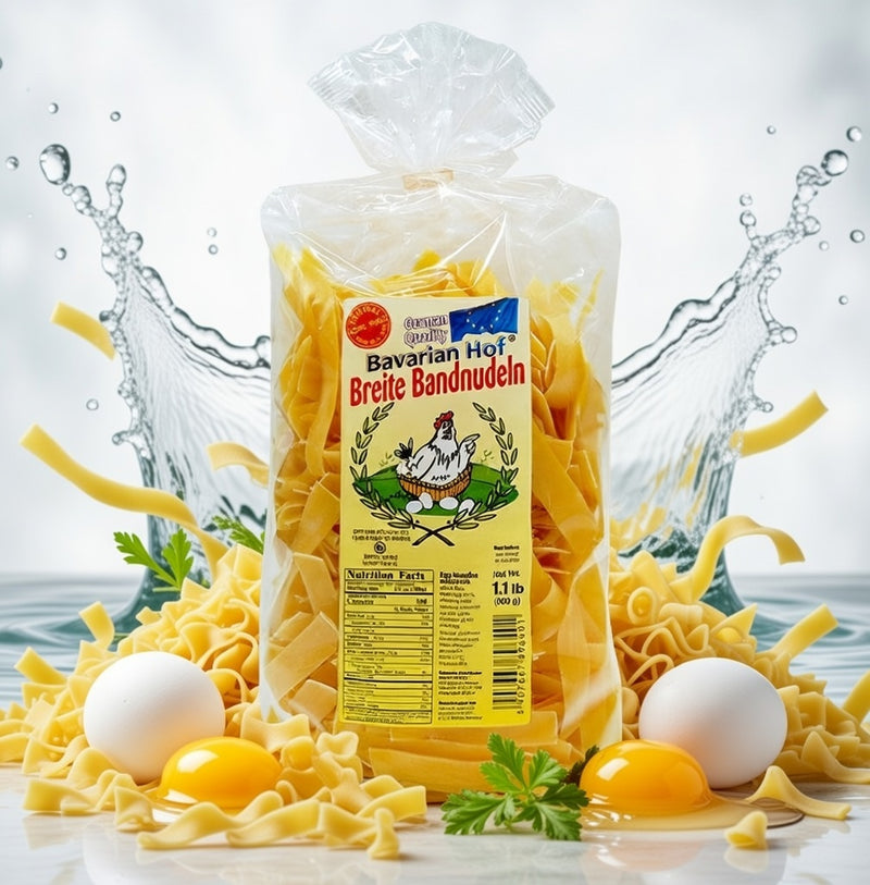 Threeline Imports Egg Noodles Bandnudeln 500 g