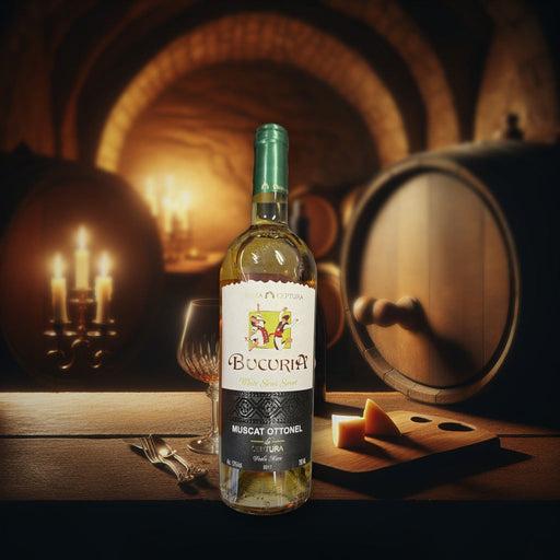 Bucuria Muscat Ottonel White Semi Sweet Wine 750ml — authentic alcohol from Romania | Hamilton Euromarket