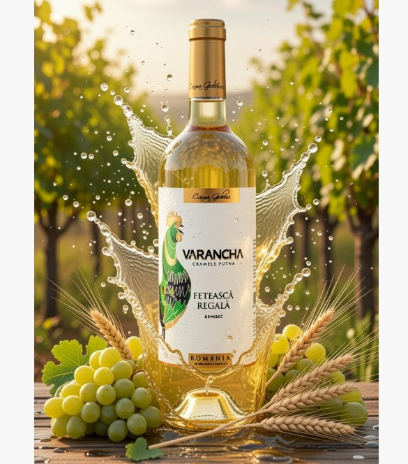 Varancha Feteasca Regala White Wine Semi-Sweet 750 ml