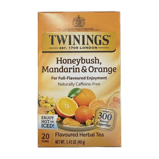 Twinings Honeybush, Mandarin & Orange Flavoured Herbal Tea 1.41 oz (40g) | Hamilton Euromarket