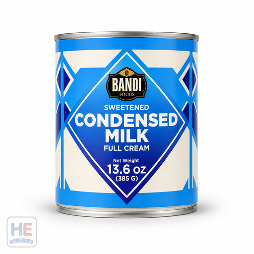 Bandi Sweetened Condensed Milk, Lithuanian Style 385g (13.6oz) | Hamilton Euromarket