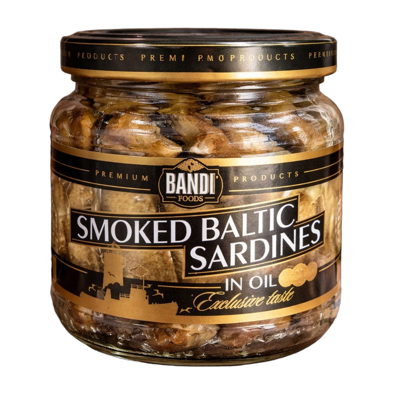 Bandi Foods Smoked Baltic Sardines in Oil 250 g | Hamilton Euromarket