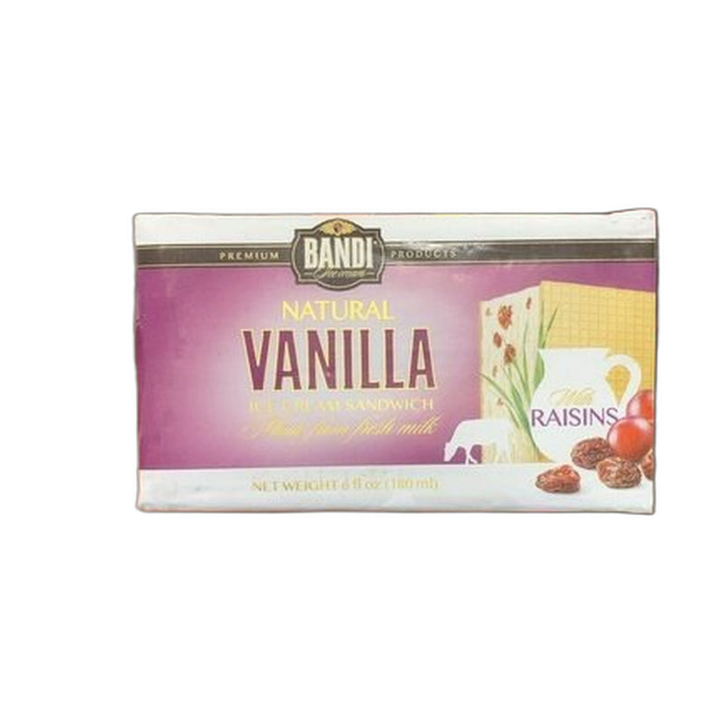 Bandi Natural Vanilla Ice Cream Sandwich 5.4 oz (180 ml) | Hamilton Euromarket