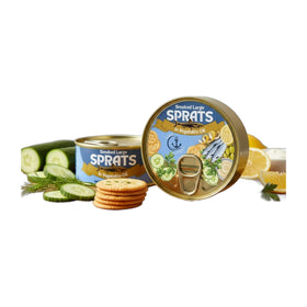 Banga Smoked Large Sprats in Vegetable Oil, Latvian Canned Fish 240g (8.5oz)