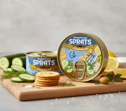 Banga Smoked Large Sprats in Vegetable Oil (Canned Fish) 240 g — authentic pantry from Latvia | Hamilton Euromarket