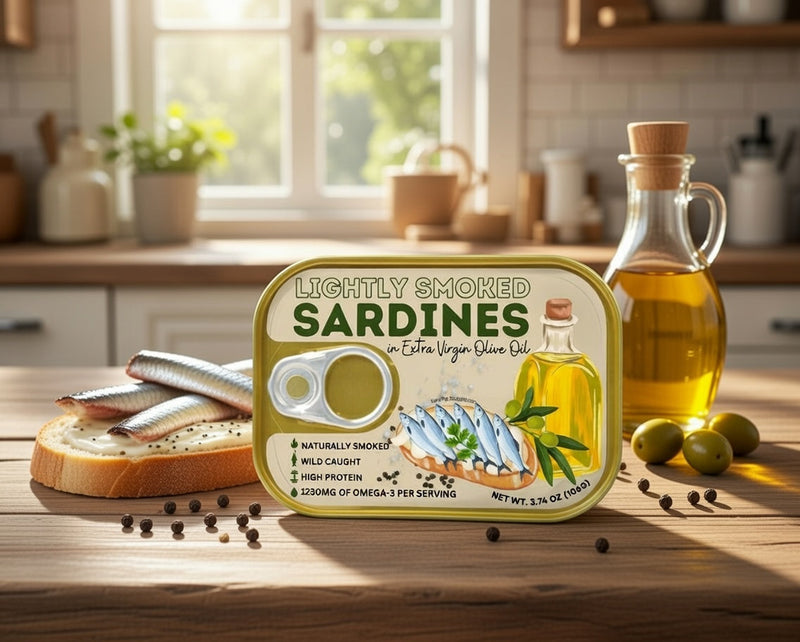 Bandi Foods Lightly Smoked Sardines in Extra Virgin Olive Oil 106 g