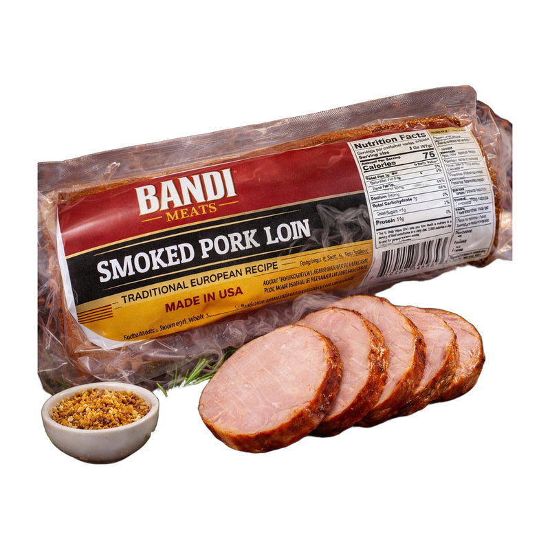 Bende Füstölt Karaj Smoked Boneless Pork Loin (Smoked Sausage) 454 g | Hamilton Euromarket