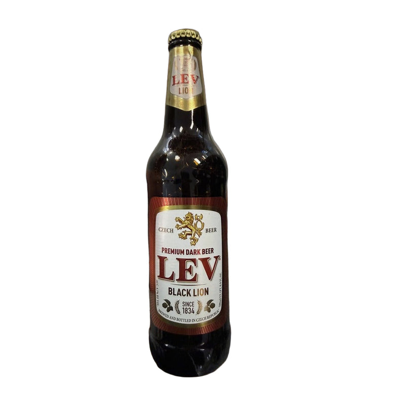 Lev Black Lion Premium Dark Beer 500ml | Hamilton Euromarket