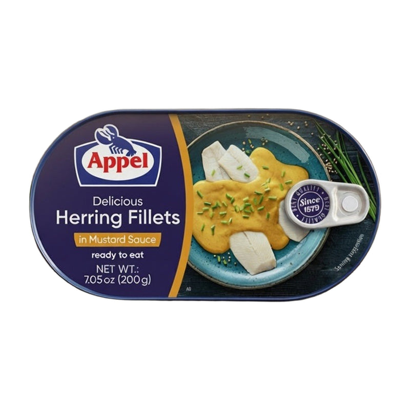 Appel Herring Fillets in Dijon Mustard Sauce 200 g | Hamilton Euromarket