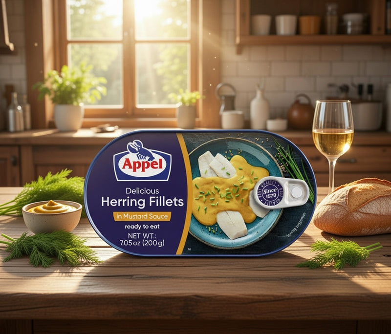 Appel Herring Fillets in Dijon Mustard Sauce 200 g