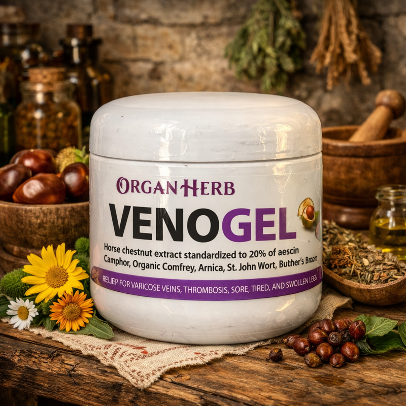 Organ Herb Veno Gel Horse Chestnut Herbal Gel 118 g