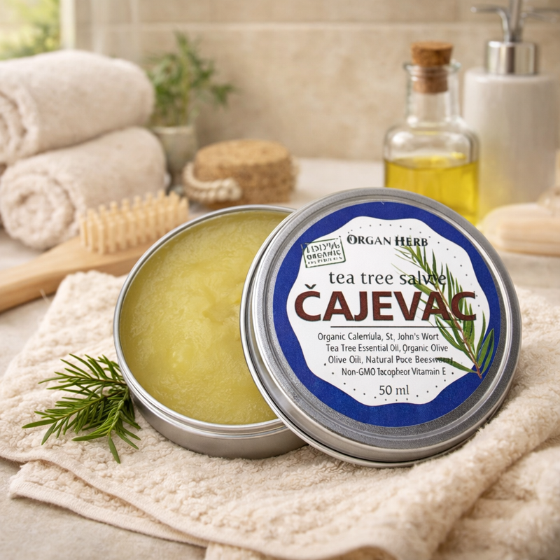 Organ Herb Tea Tree Salve 57 g — authentic home care from Serbia | Hamilton Euromarket