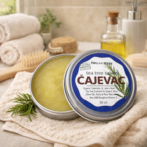 Organ Herb Tea Tree Salve 57 g — authentic home care from Serbia | Hamilton Euromarket