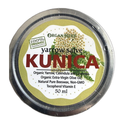 Organherb Kunica Yarrow Salve, Serbian Herbal Balm 50ml (1.7fl oz) | HE gallery 714757810330 #2