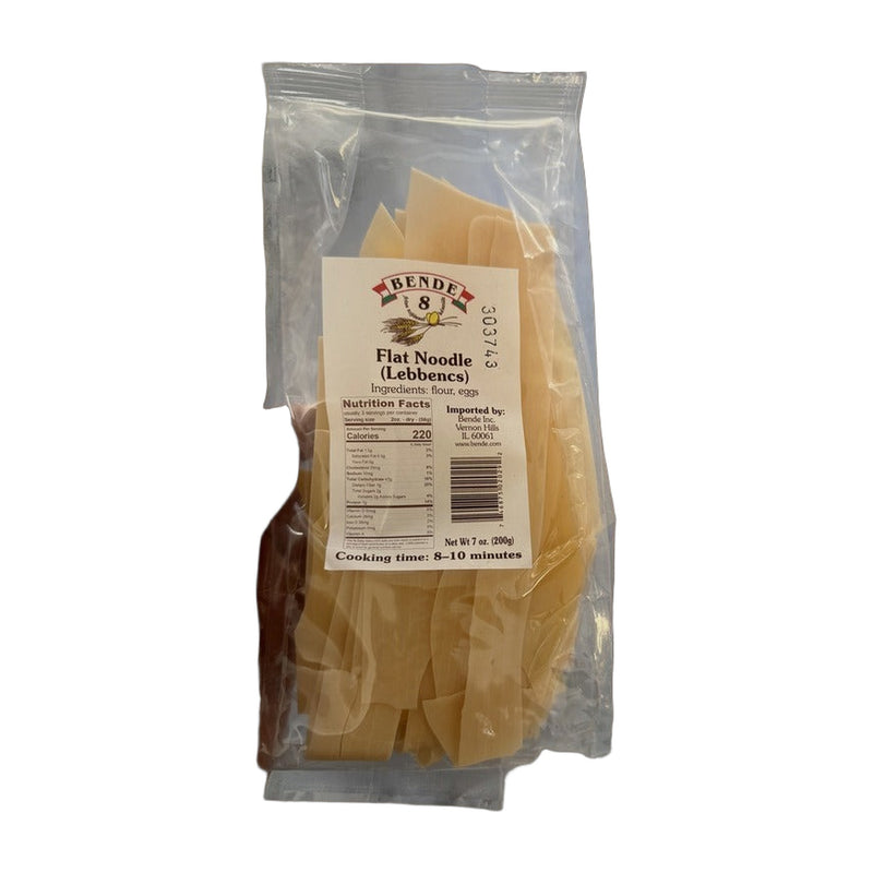 Bende 8 Flat Noodle (lebbencs) 12 oz | Hamilton Euromarket