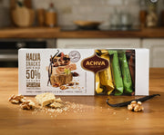 Achva Halva Snacks 50% Sesame Assorted 300 g — authentic snack from Israel | Hamilton Euromarket