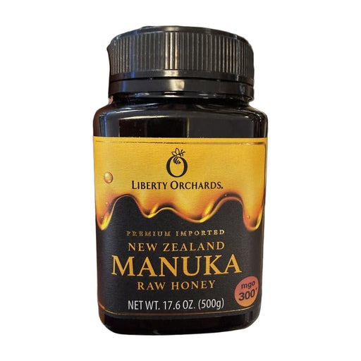 Liberty Orchards Premium Imported New Zealand Manuka Raw Honey Mgo 300+ 17.6 Oz. (500g) | Hamilton Euromarket