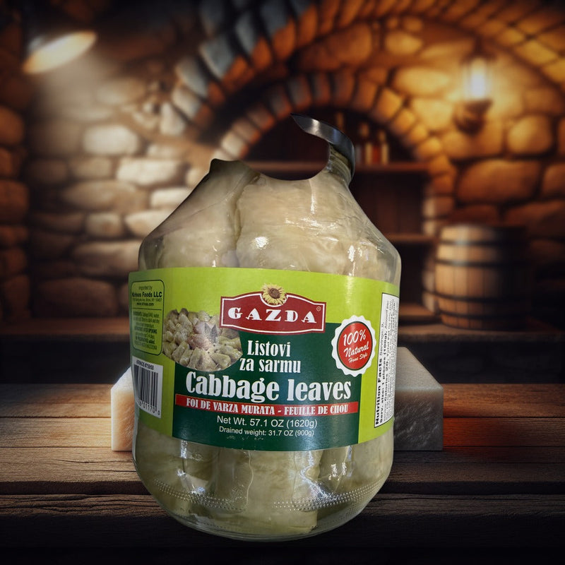 Gazda Cabbage Leaves for Sarma, Macedonian Pickled 1.62kg (3.6lb)