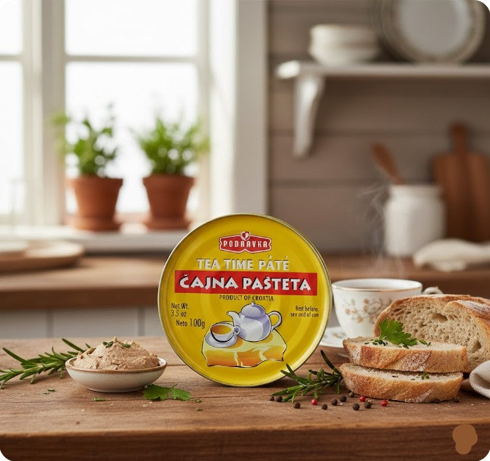 Podravka Tea Time Pork Pate 100 g (3.53 oz) 100 g