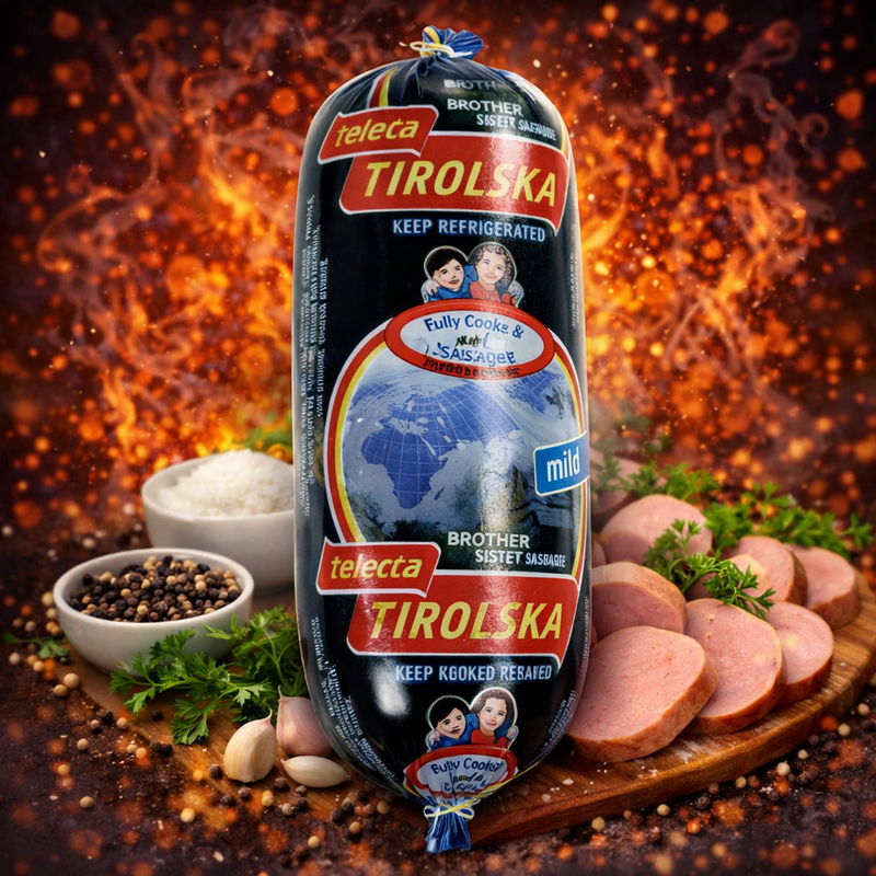 Brother and Sister Tirolska Veal Sausage (Deli Meat) 450 g