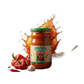 Biljana Mild Ajvar Roasted Red Pepper & Eggplant Spread, Macedonian 670g (1.5lb)