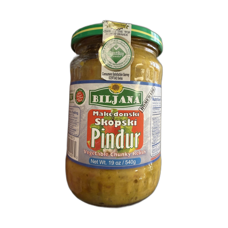 BILJANA Macedonian Shopska Pinđur 19 oz / 540g | Hamilton Euromarket