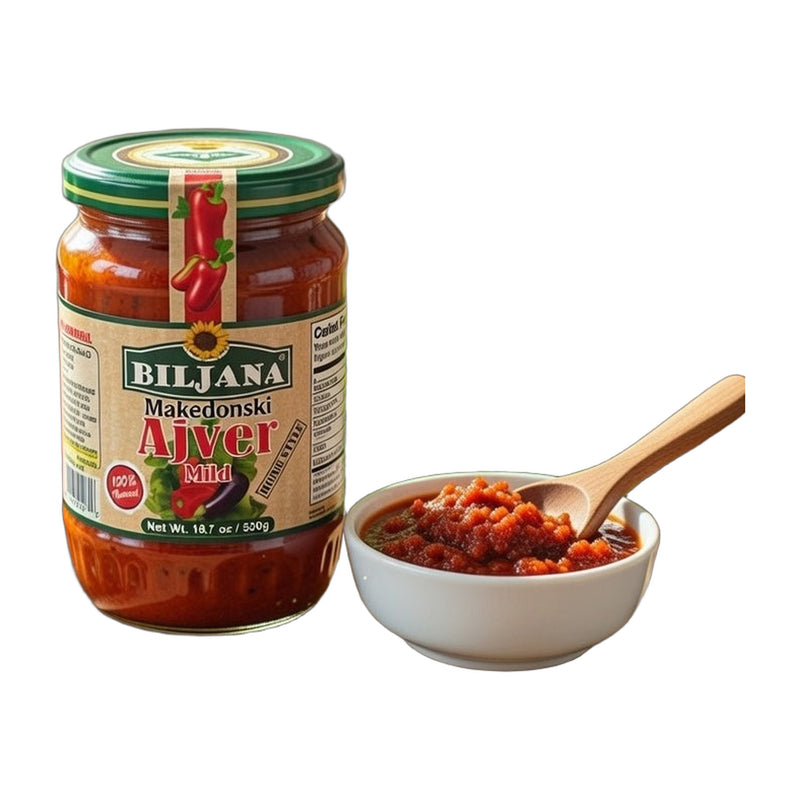 Biljana Ajvar Mild Roasted Red Pepper & Eggplant Spread 530 g | Hamilton Euromarket