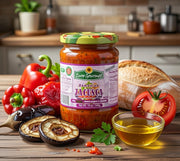 Euro Gourmet Traditional Romanian Zacusca Eggplant & Roasted Pepper Spread 540 g — authentic pantry from Romania | Hamilton E
