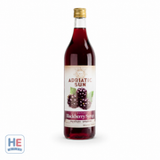 Adriatic Sun Blackberry Syrup 1L — Slovenian fruit syrup in glass bottle