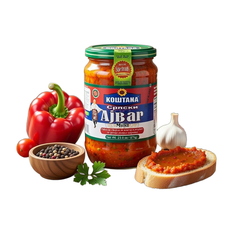 Kostana Serbian Ajvar Mild 12 oz | Hamilton Euromarket