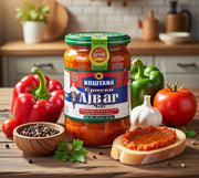 Kostana Serbian Ajvar Mild 12 oz — authentic pantry from Serbia | Hamilton Euromarket