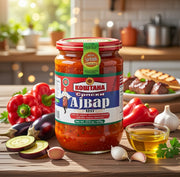 Kostana Serbian Ajvar Hot 670 g (23.6 oz) — authentic pantry from Serbia | Hamilton Euromarket