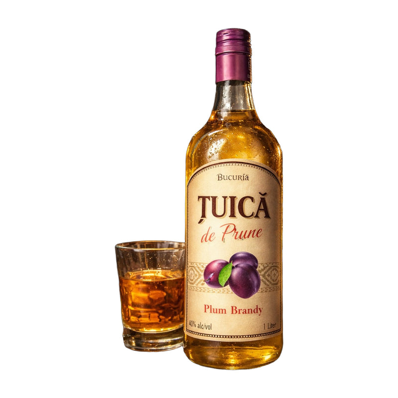 Bucuria Tuica de Prune Plum Brandy 1 L | Hamilton Euromarket
