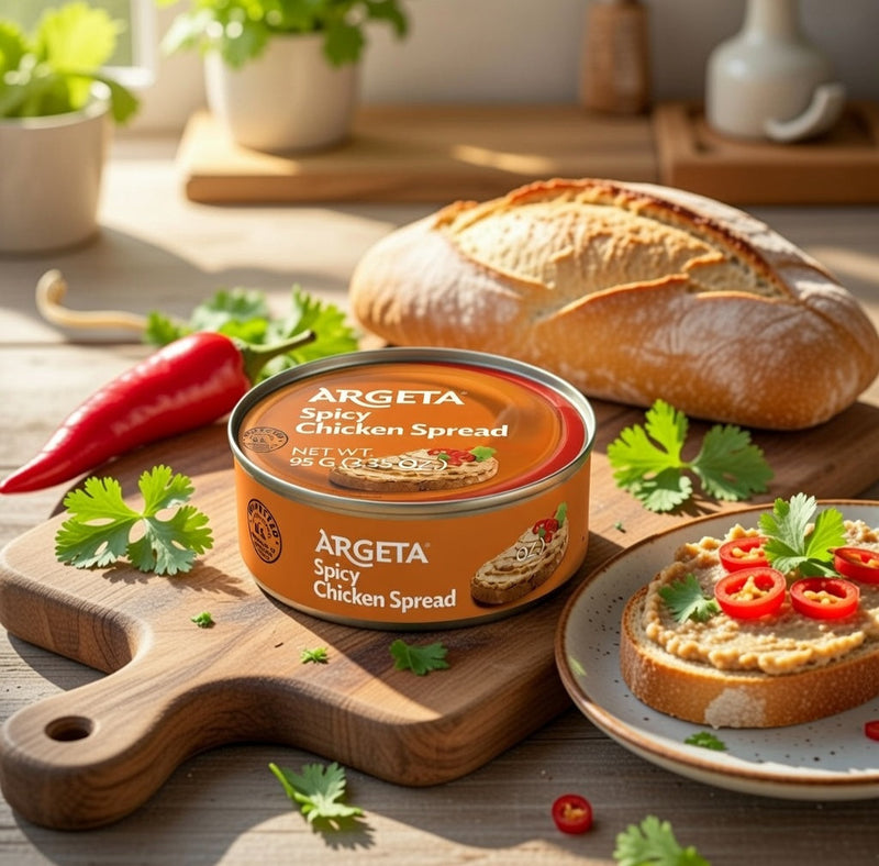 Argeta Spicy Chicken Pate Spread 95 g (3.35 oz)