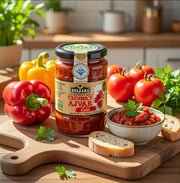Biljana Macedonian Chunky Ajvar Mild 540 g (19 oz) — authentic pantry from North Macedonia | Hamilton Euromarket