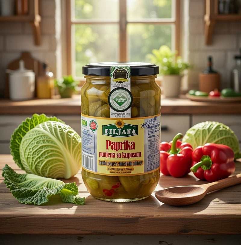 Biljana Paprika Stuffed with Cabbage 710 g